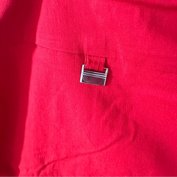 Women’s Alfani Red Cropped Crapi Pants - Picture 6 of 16